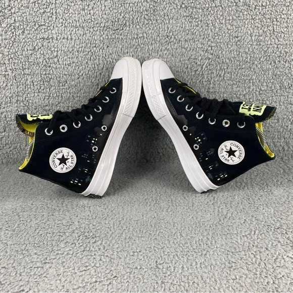 Converse dc comics x Chinatown Market x Chuck 70 Hi Gotham City Glow In Drk Shoe - Picture 8 of 15
